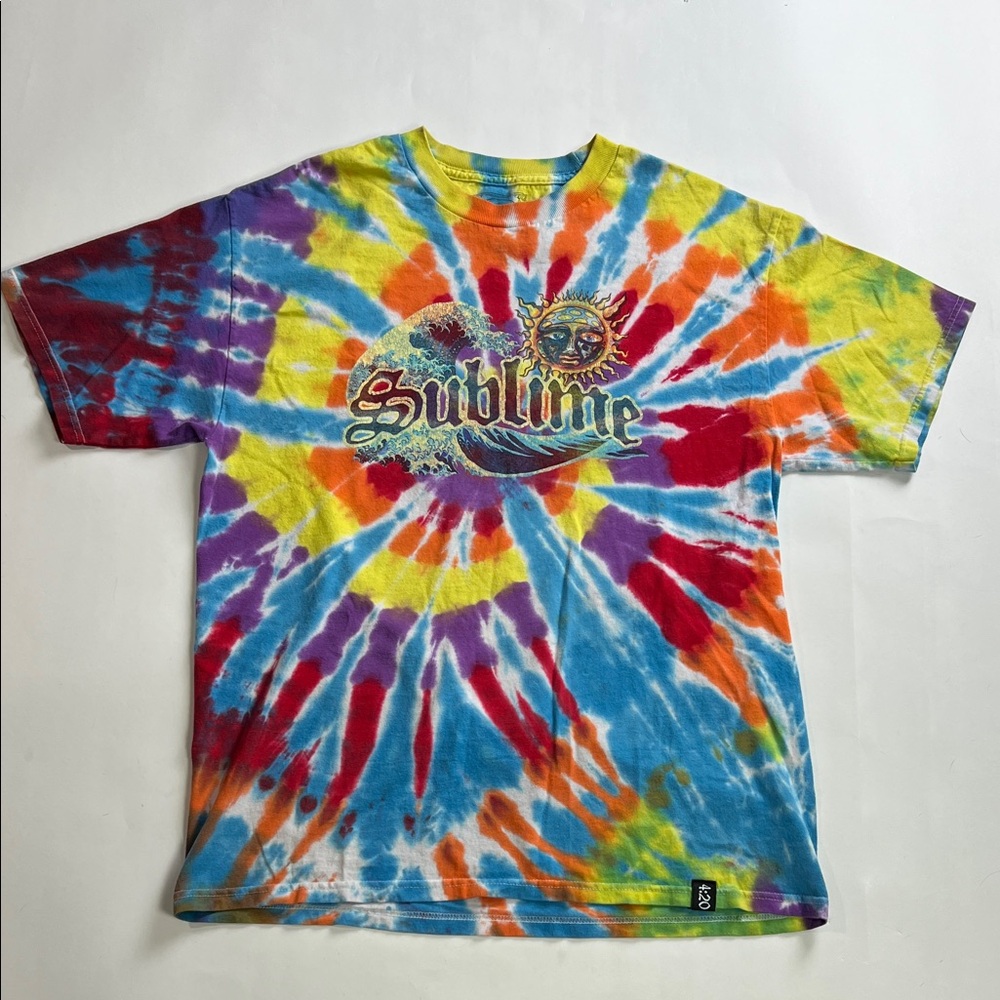 Sublime 420 Tie-Dye T-Shirt Size L